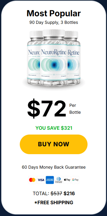 Buy NeuroRetine 3 Bottle